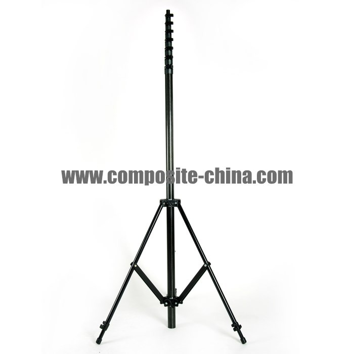 قطب فحص تلسكوبي من ألياف الكربون متين